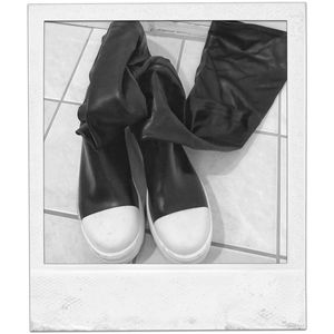 Rick Owens *STYLE* Over The Knee Sneaker Boots